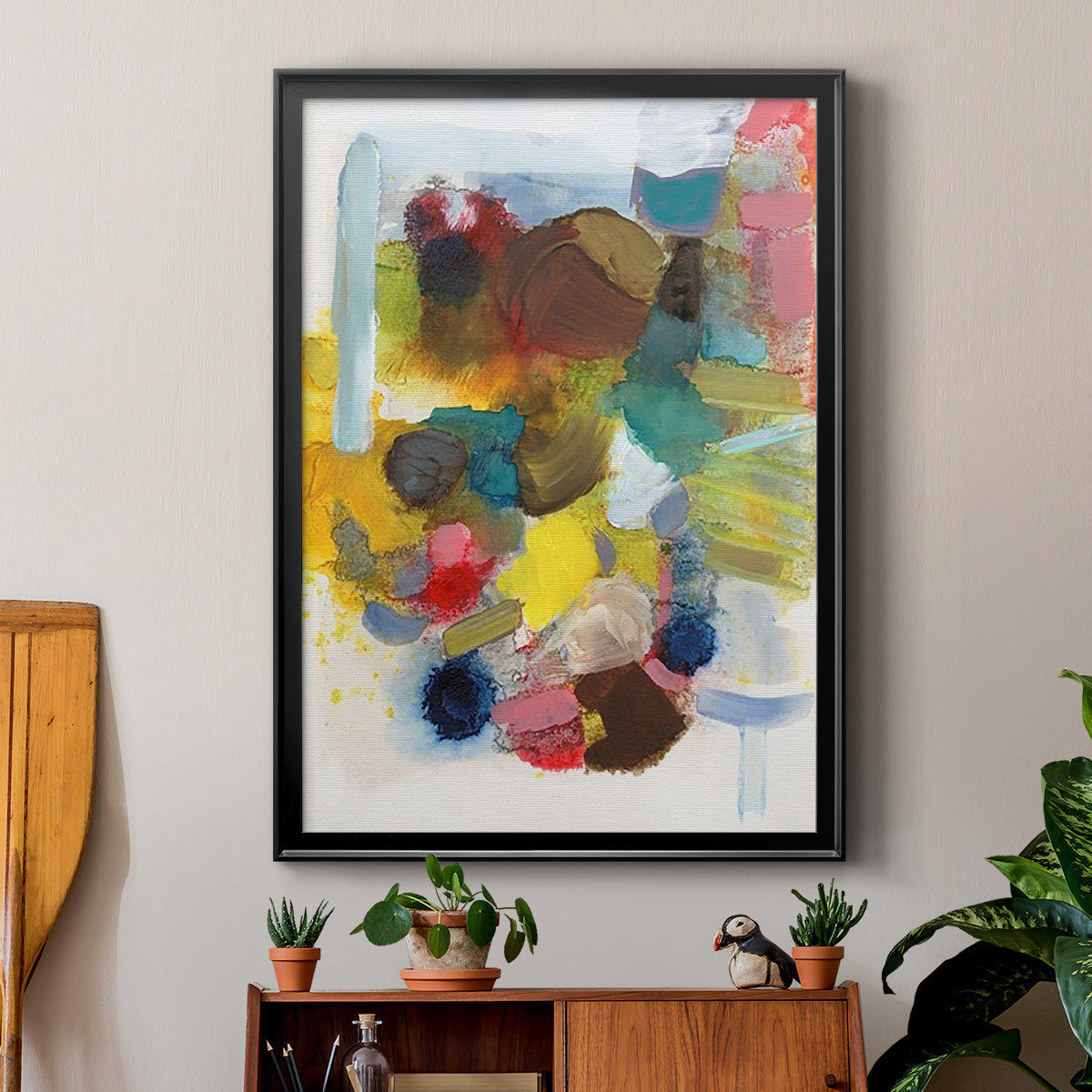 Everything at Once I - Modern Framed Canvas Print
