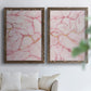 Rose Marble I - Premium Framed Canvas 2 Piece Set - Ready to Hang