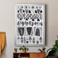 Grey Arches II - Modern Framed Canvas Print