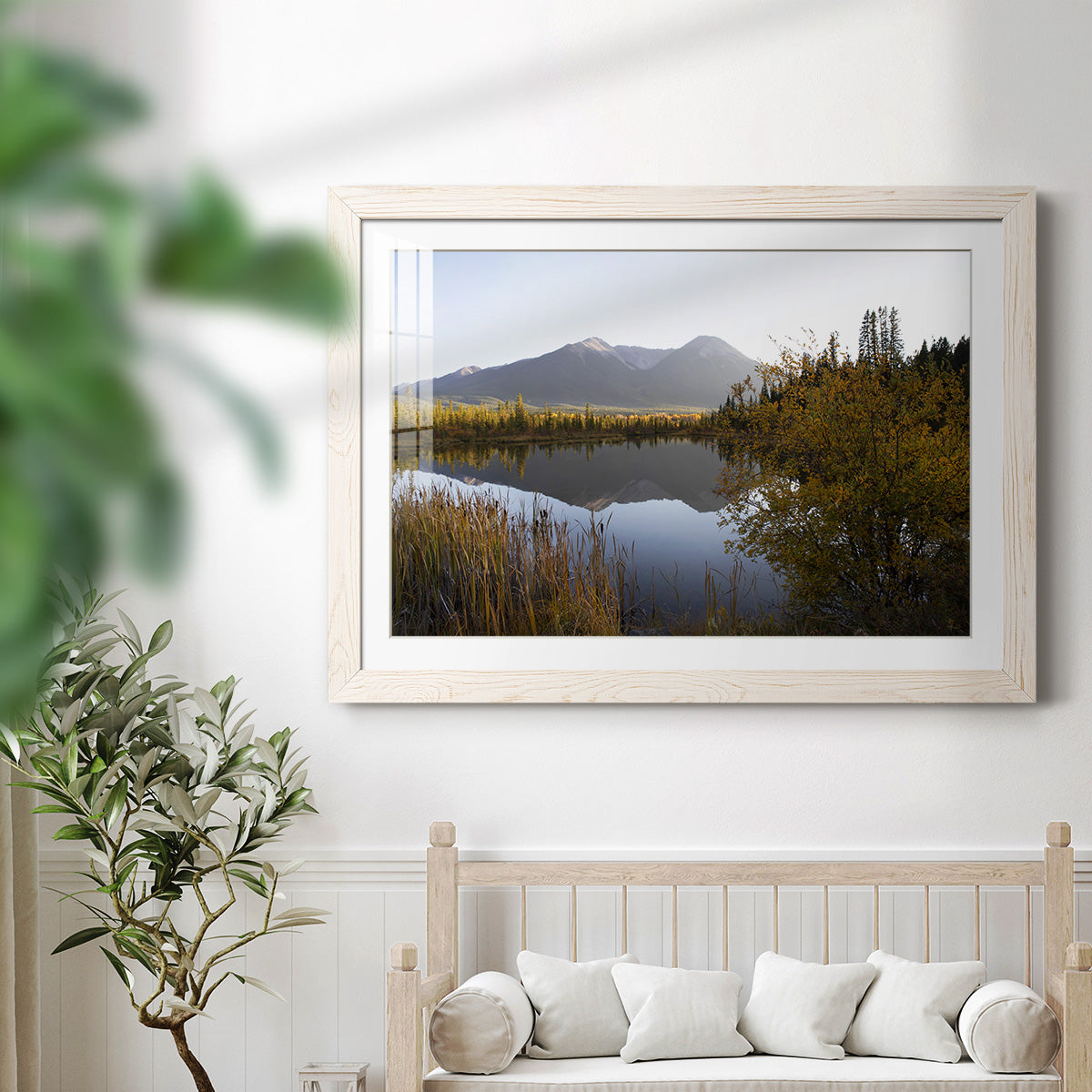 Low Light on Vermillion - Barnwood Framed Art Print