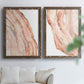 Rose Quartz I - Premium Framed Canvas 2 Piece Set - Ready to Hang