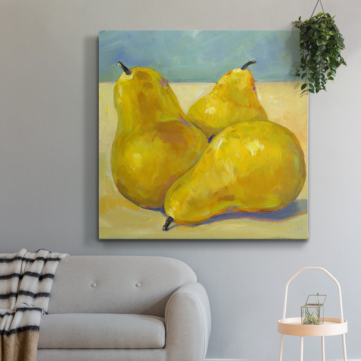 Tres Pears-Premium Gallery Wrapped Canvas - Ready to Hang