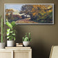 The Road to the Farm of Saint - Floater Framed Canvas Print