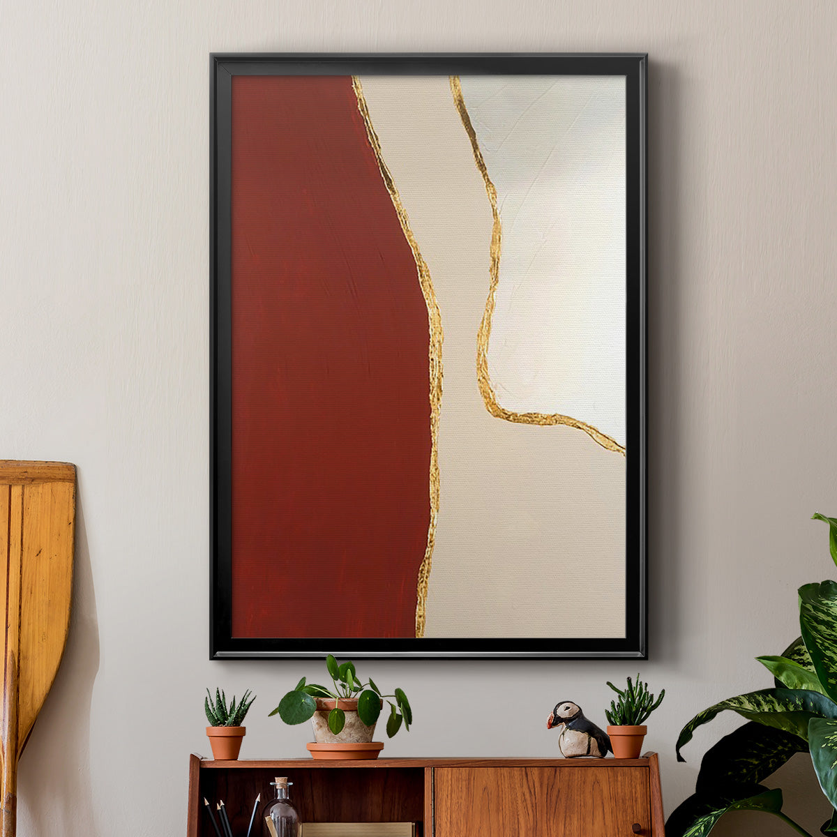 Allspice I - Modern Framed Canvas Print