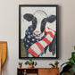 American Cow I - Modern Framed Canvas Print