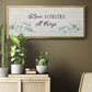 Floral Love - Floater Framed Canvas Print