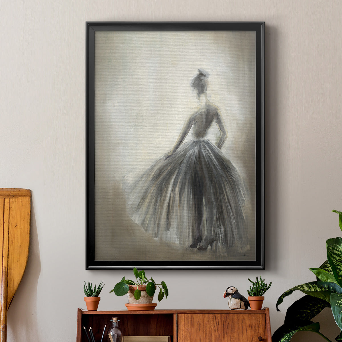 Over in the Light -  Framed Canvas Print