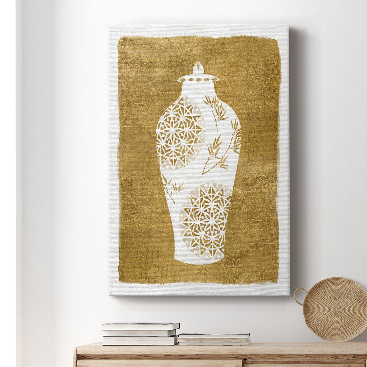 Golden Urn II - Canvas Art Print