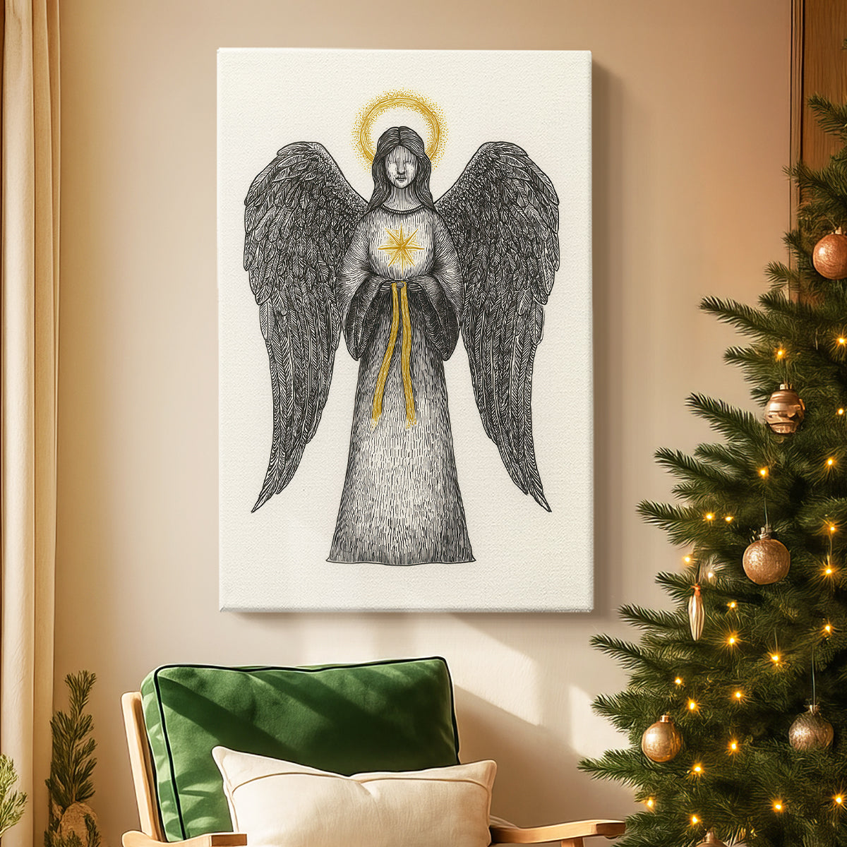 Frostlit Promise - Canvas Art Print
