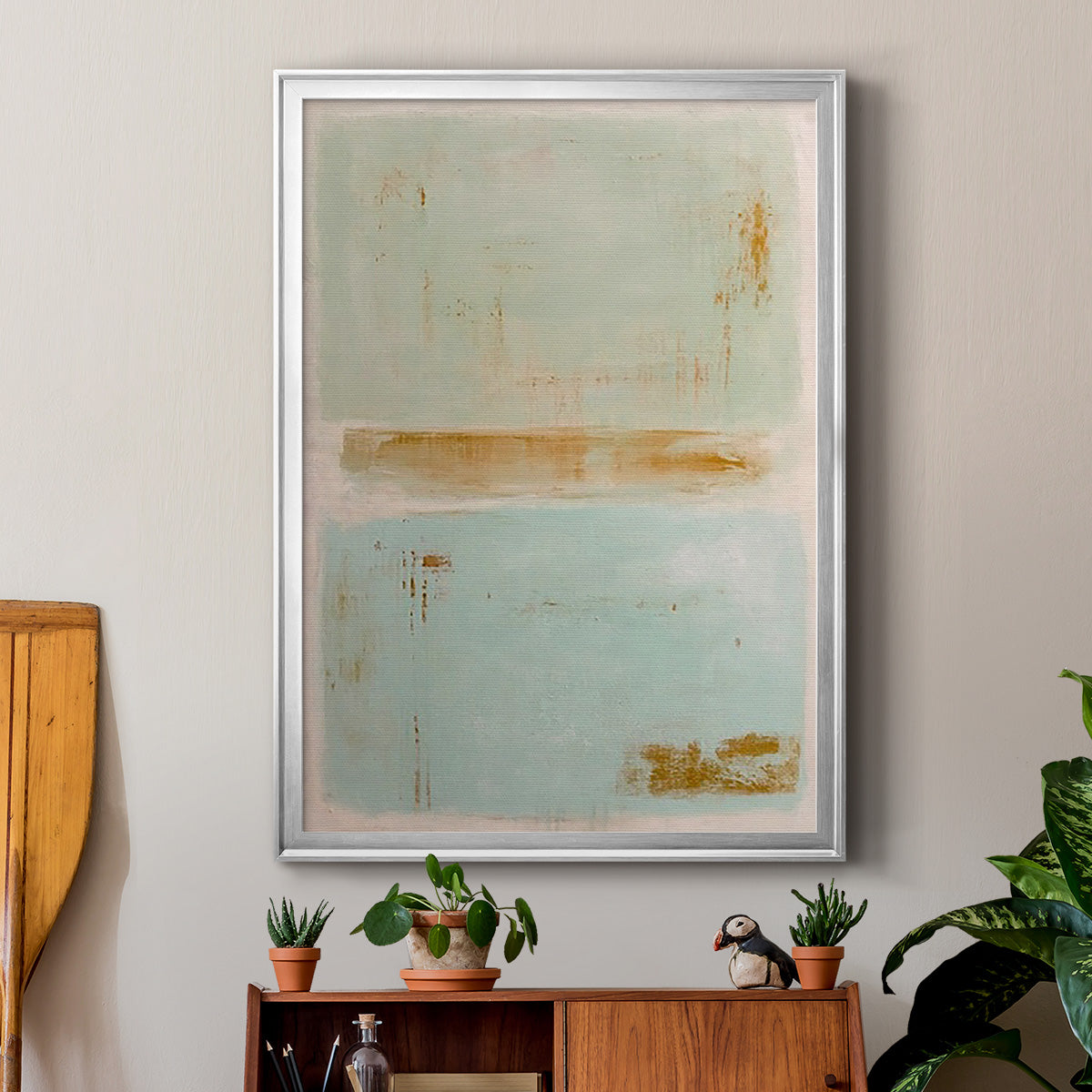 Soft Sided - Modern Framed Canvas Print