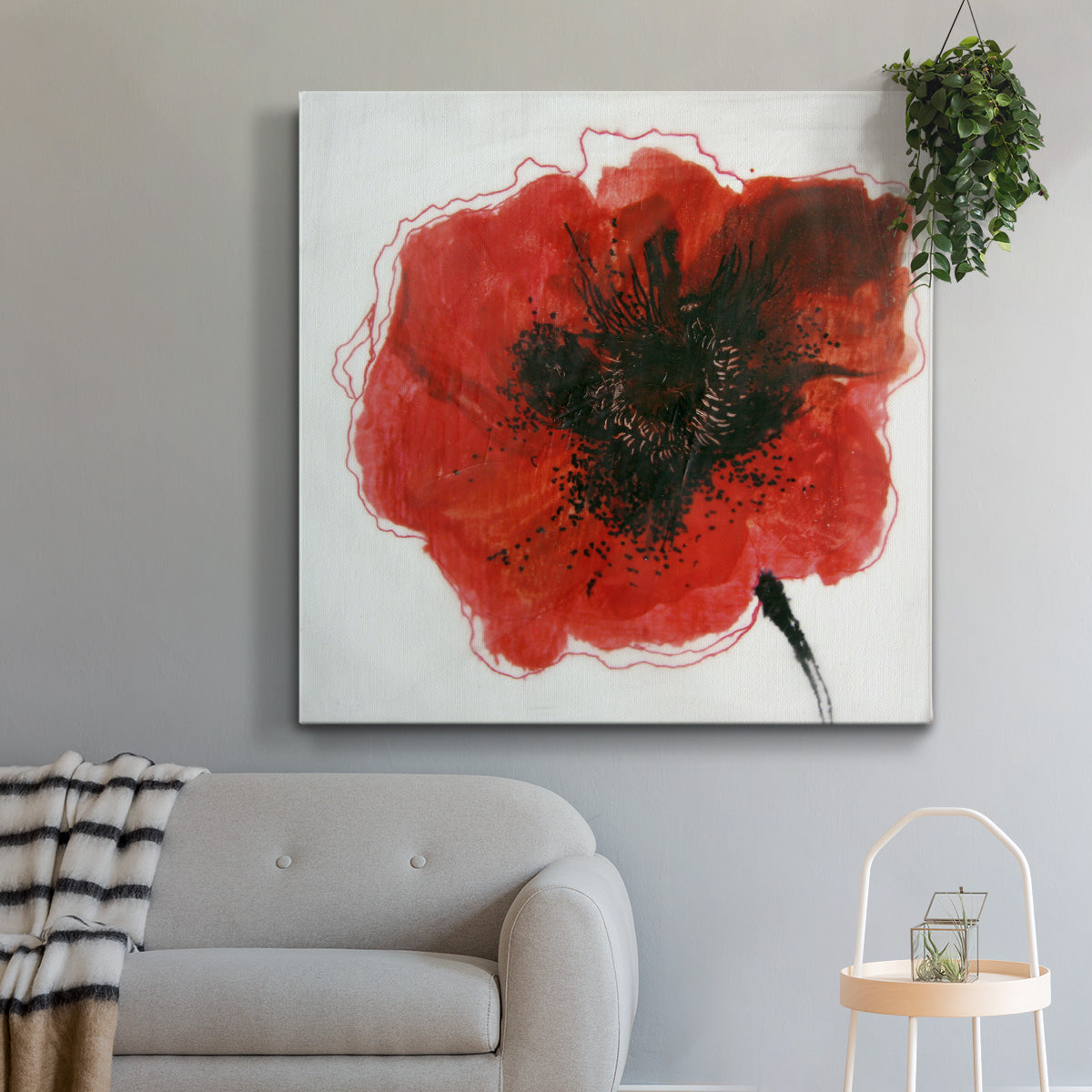 Red Drops I - Canvas Art Print