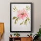 One Pink Bloom II - Modern Framed Canvas Print