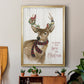 All Roads Lead Home Deer - Modern Framed Canvas Print