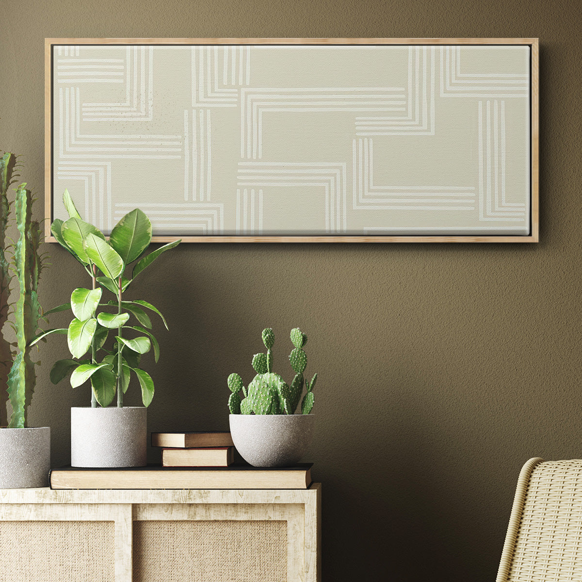 Roll Crossing IV - Floater Framed Canvas Print
