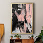 Black & Blush II - Modern Framed Canvas Print