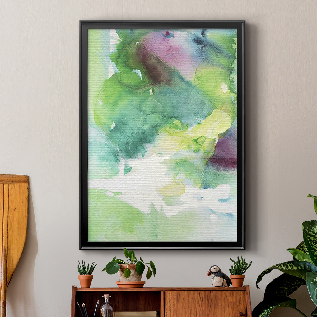 Rising Above IV - Modern Framed Canvas Print