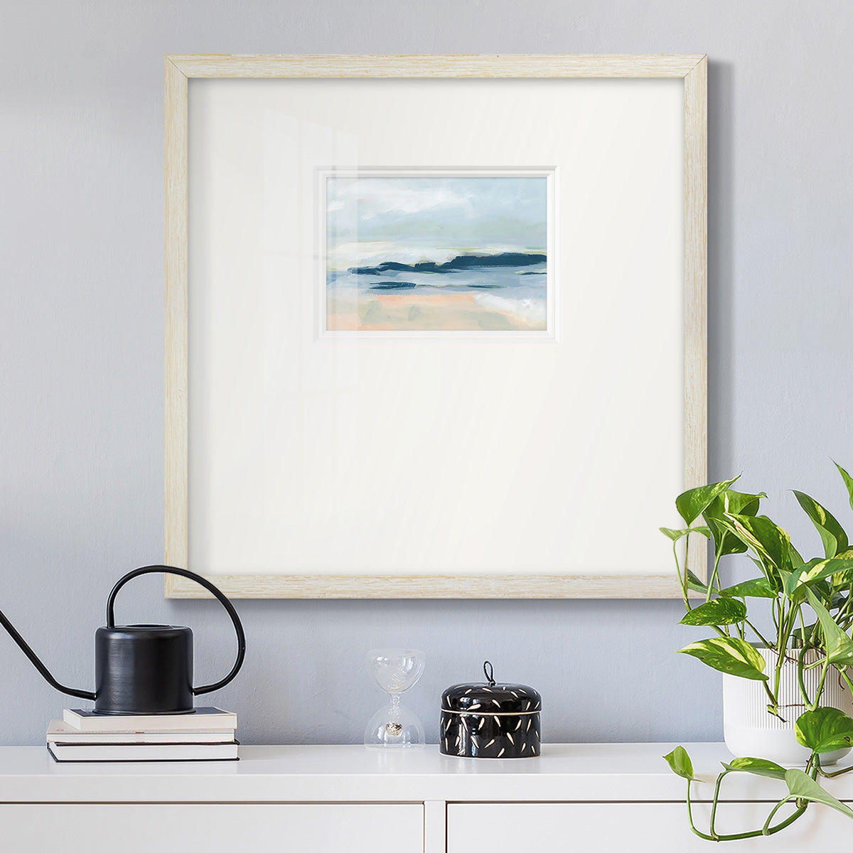 Matala Coast I Premium Framed Print Double Matboard