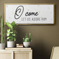 O Come - Floater Framed Canvas Print