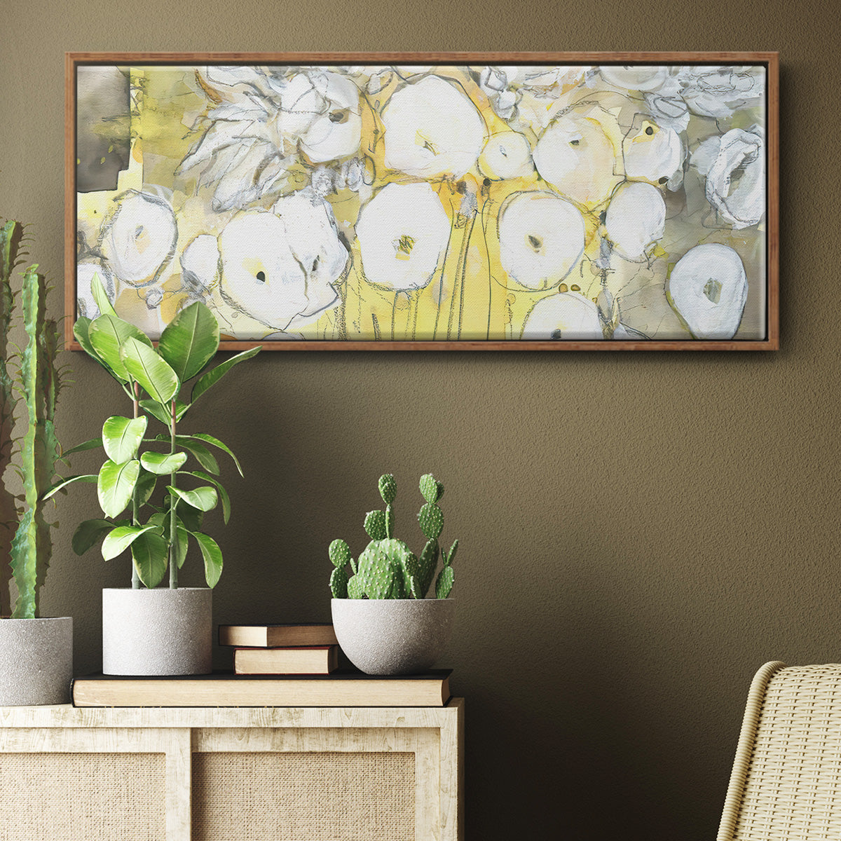 Heirloom Treasure II - Floater Framed Canvas Print