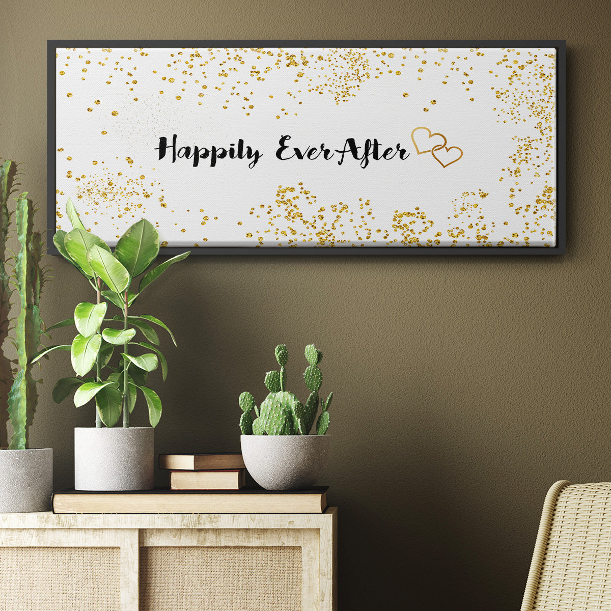 Happily Ever After - Floater Framed Canvas Print