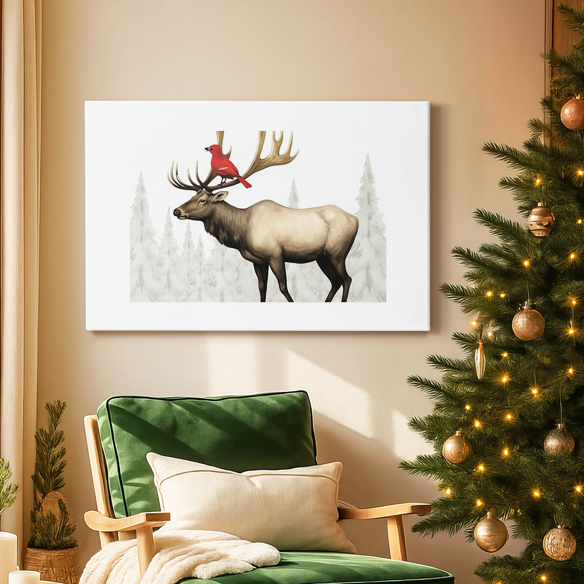 Silver Pines Blessing - Canvas Art Print