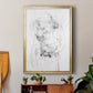 Graphite Abstract IV - Modern Framed Canvas Print