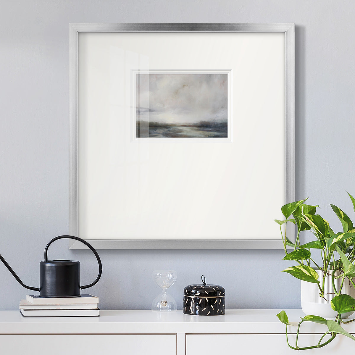 Light Effects VII V1- Premium Framed Print Double Matboard