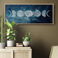 Moon Phases - Floater Framed Canvas Print