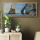 The Rocky Cliffs of Étretat - Floater Framed Canvas Print