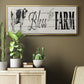 Bless This Farm - Floater Framed Canvas Print