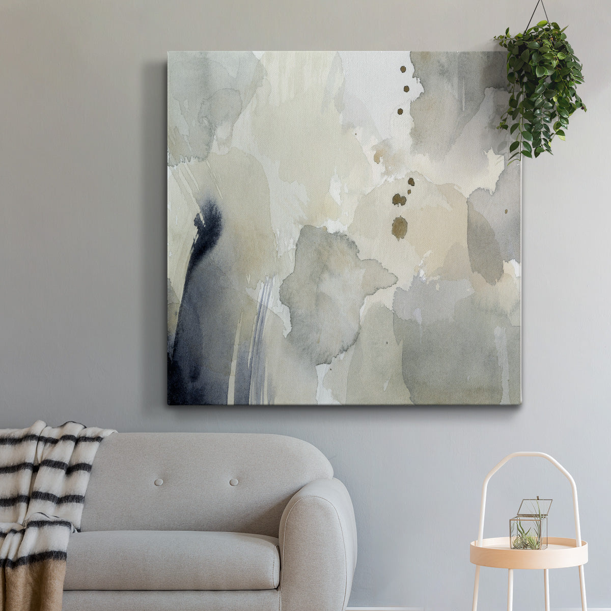 Dried Bergamot in Mist IV - Canvas Art Print