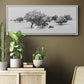 Treeline Sketch II - Floater Framed Canvas Print