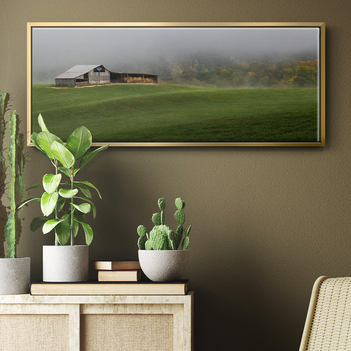 Mountain Air - Floater Framed Canvas Print