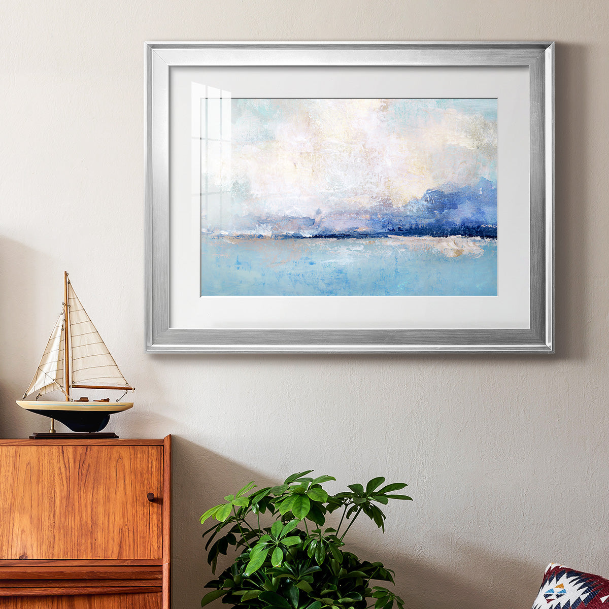 Symphony Bay - Modern Framed Art Print