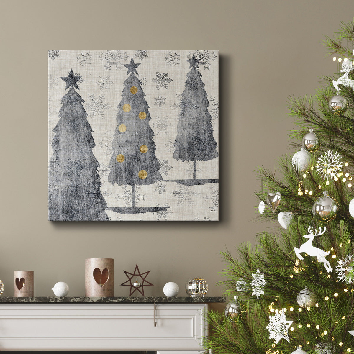 Sophisticated Christmas Collection G-Premium Gallery Wrapped Canvas - Ready to Hang