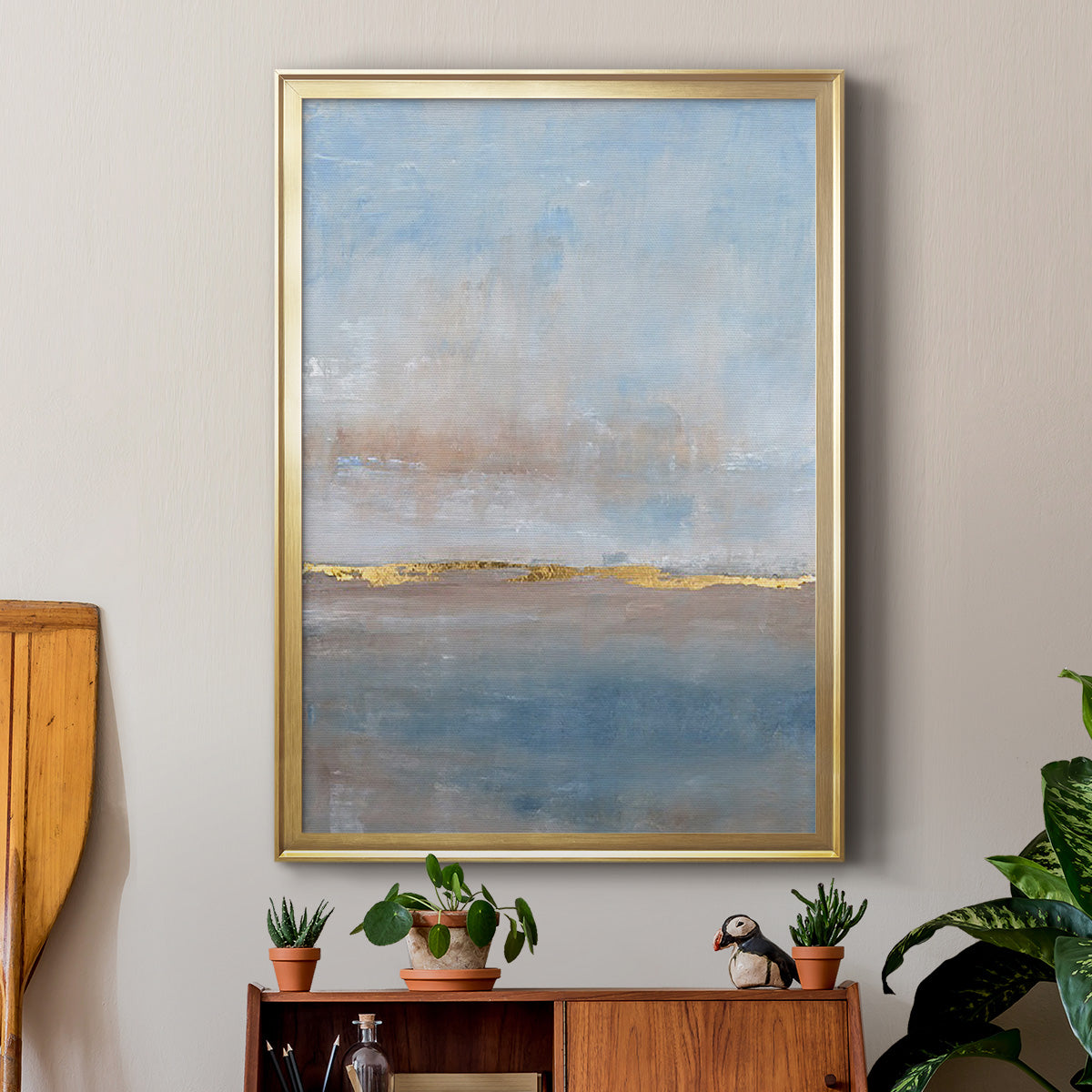 Visible Horizon II - Modern Framed Canvas Print