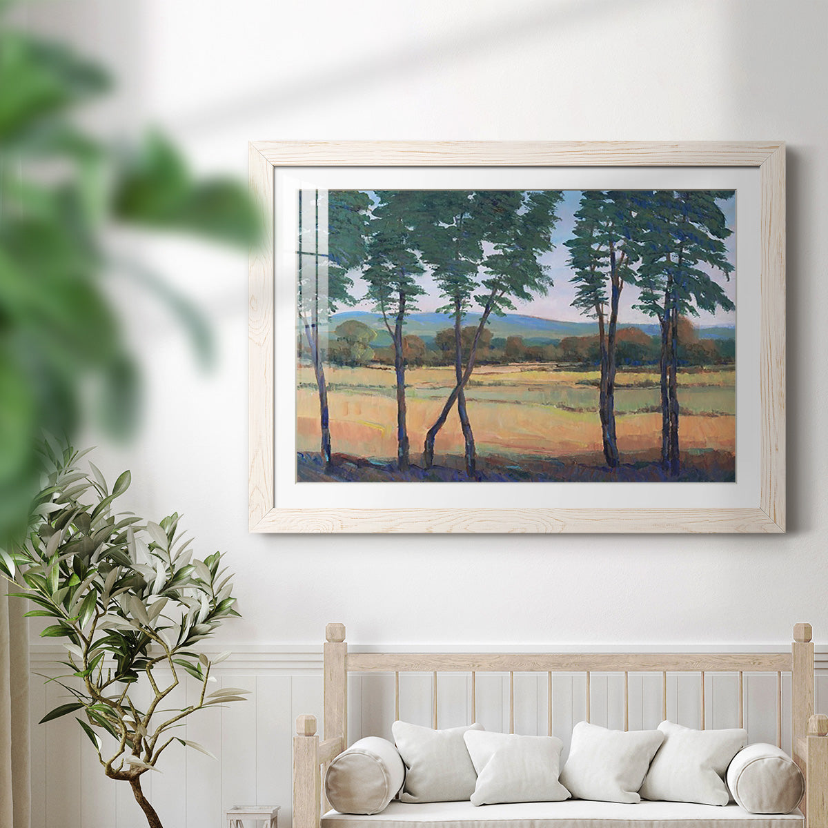 Still Morning I - Barnwood Framed Art Print