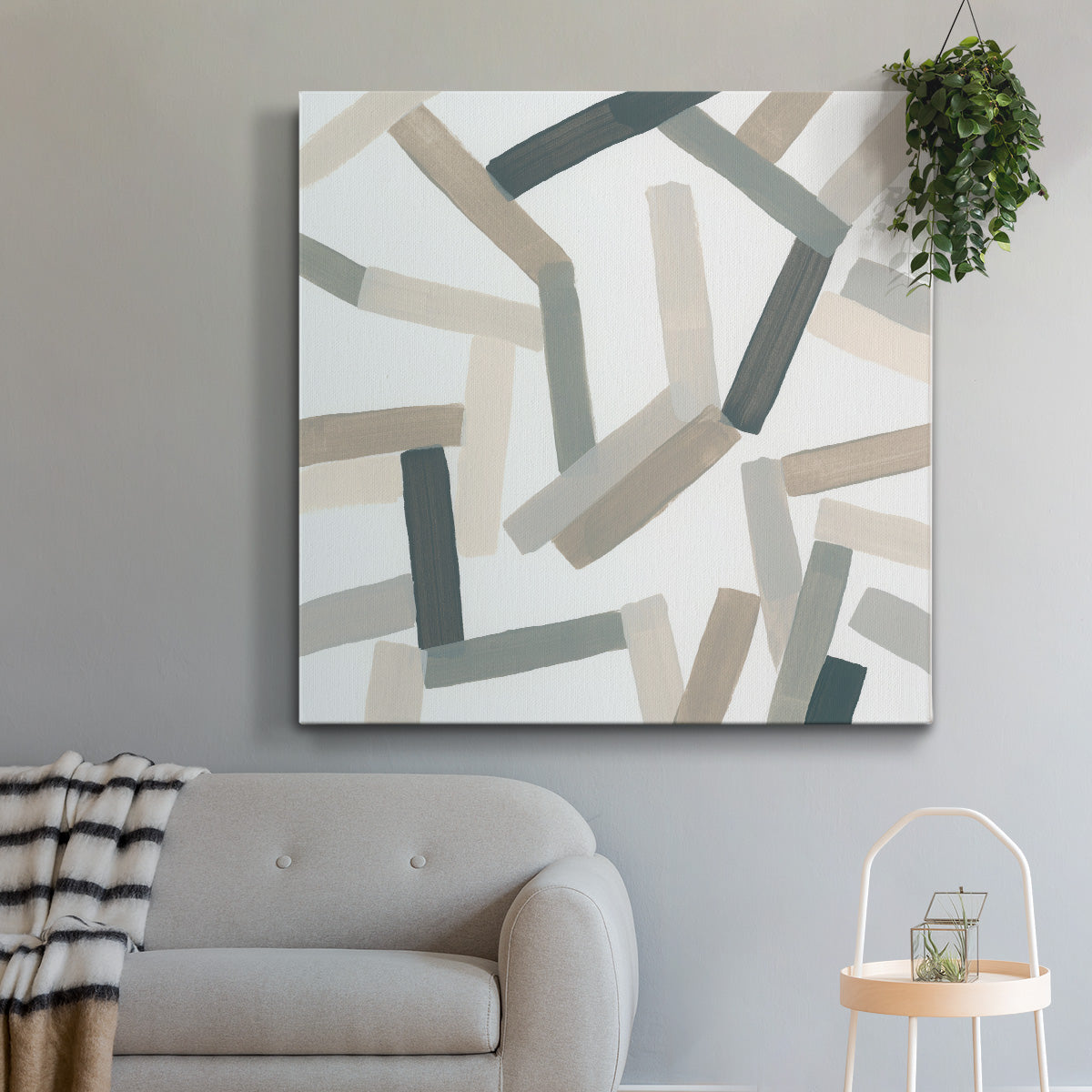 Matchstick Jumble III - Canvas Art Print