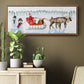 Santa's Snowmen Collection D - Floater Framed Canvas Print