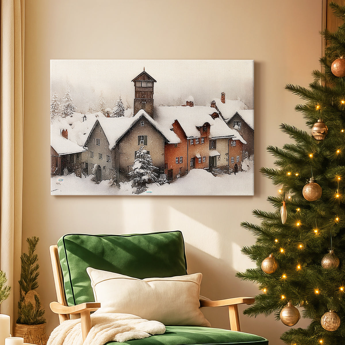 Twilight of Gilded Night - Canvas Art Print