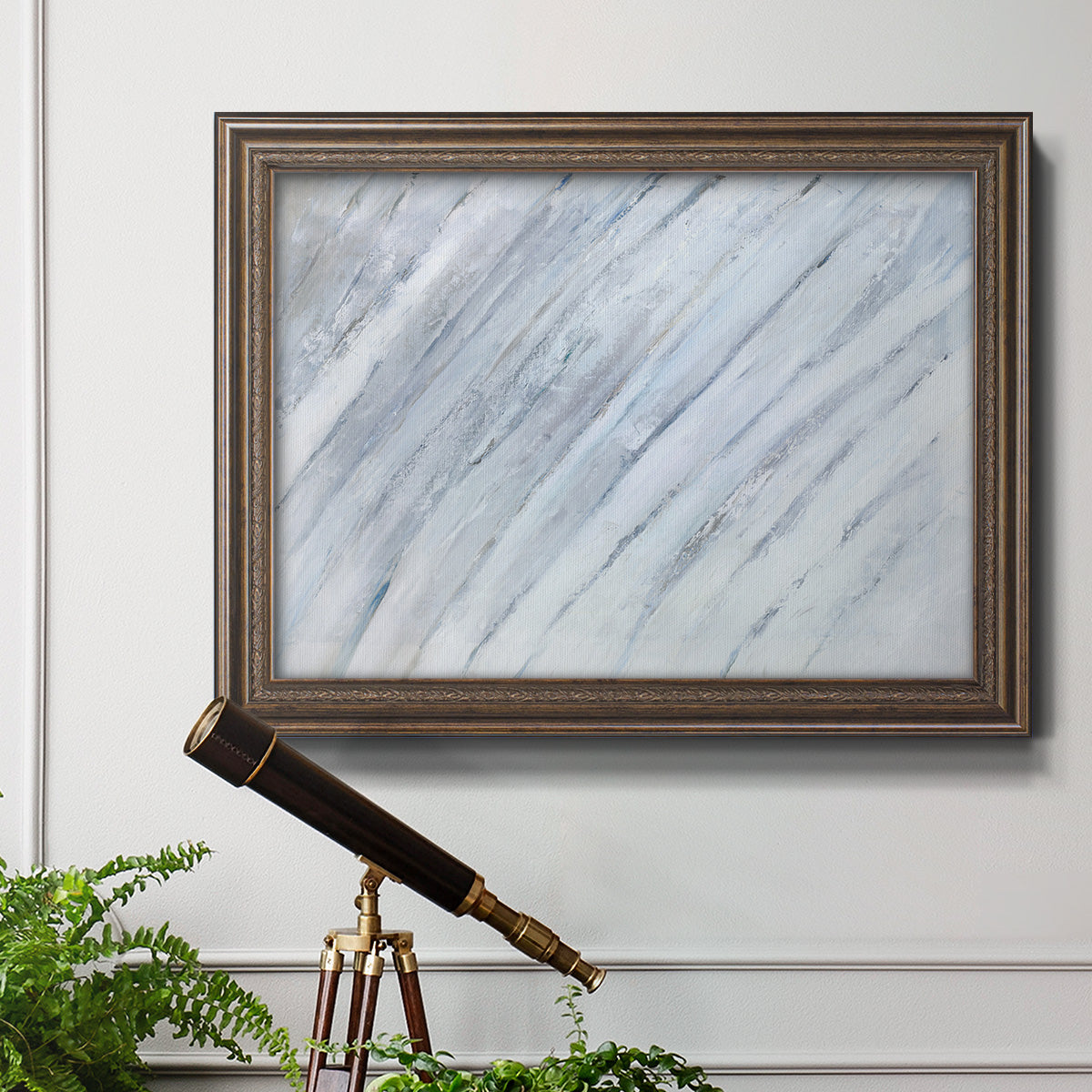 Soft Fronds I Premium Framed Canvas- Ready to Hang