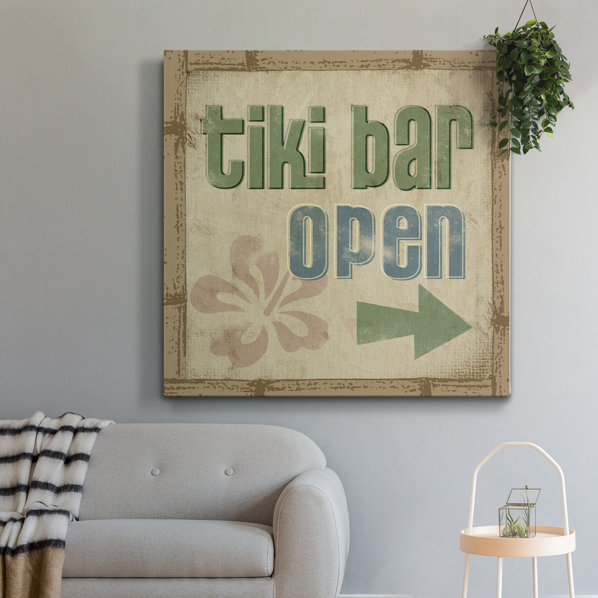 Beach Sign VI - Canvas Art Print
