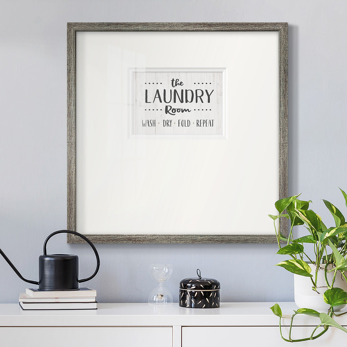 The Laundry Room Premium Framed Print Double Matboard