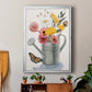 Watering Can Bouquet I - Modern Framed Canvas Print