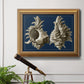 Conch Shells on Navy II Premium Framed Canvas- Ready to Hang