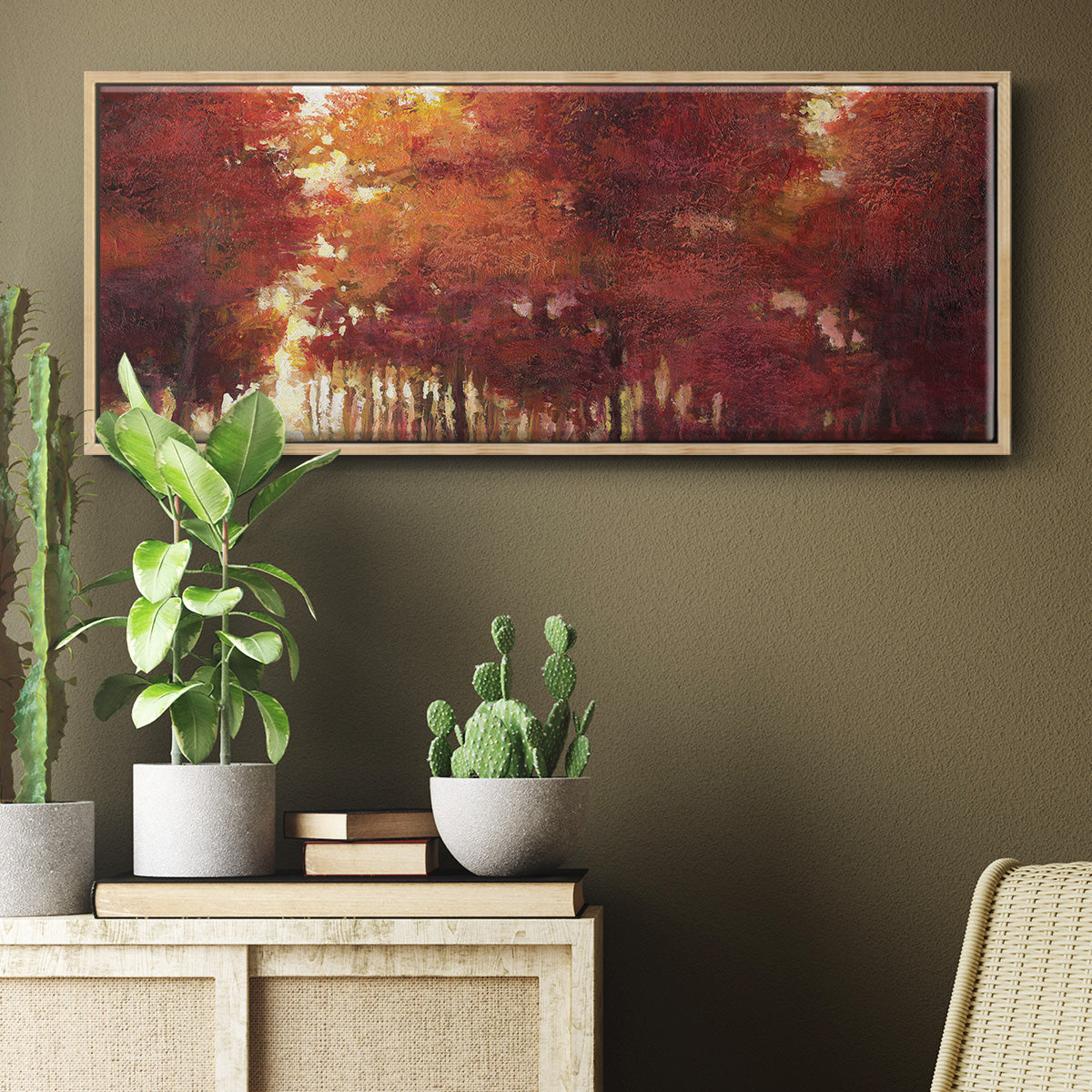 Afternoon Light - Floater Framed Canvas Print
