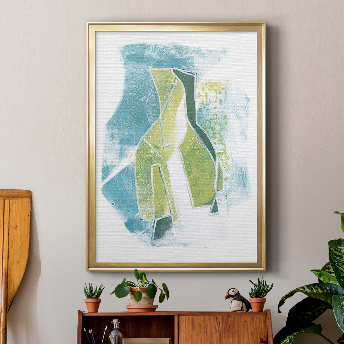 Jubilee Jugs III - Modern Framed Canvas Print