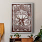 Red Wood Peace -  Framed Canvas Print