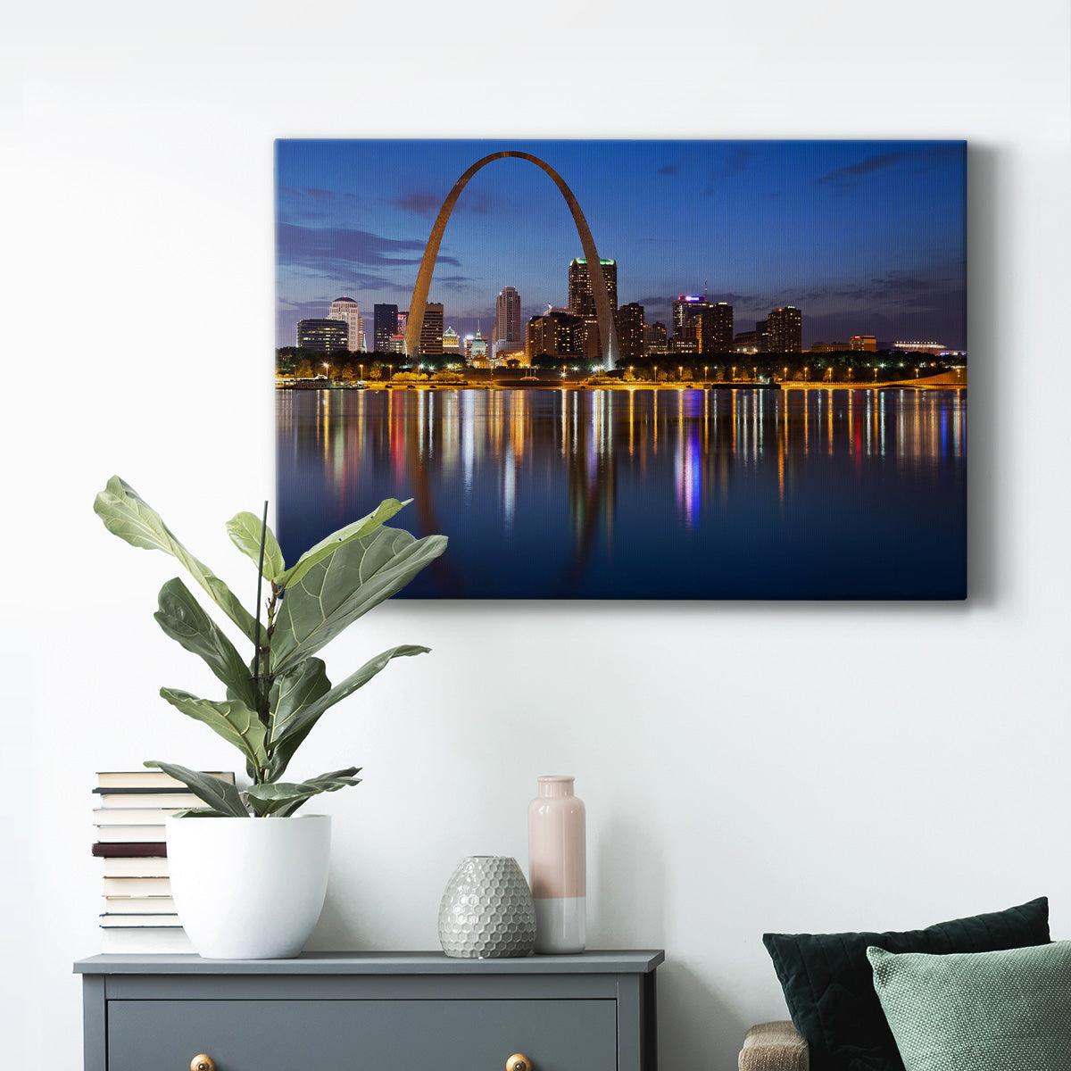 Gateway Arch at Twilight - Canvas Art Print