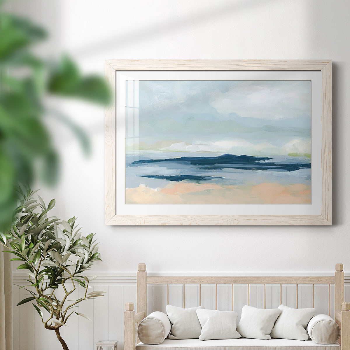 Matala Coast II - Barnwood Framed Art Print